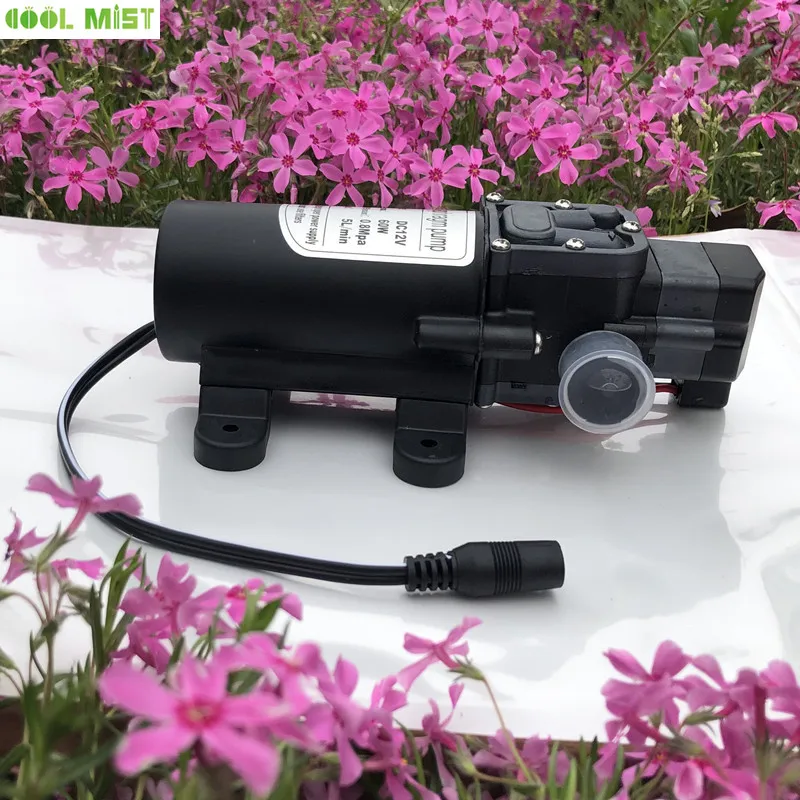 S042 Portable water pump 12V DC 60W self-sucking smart sprayer intelligent mini misting pump spray garden pump