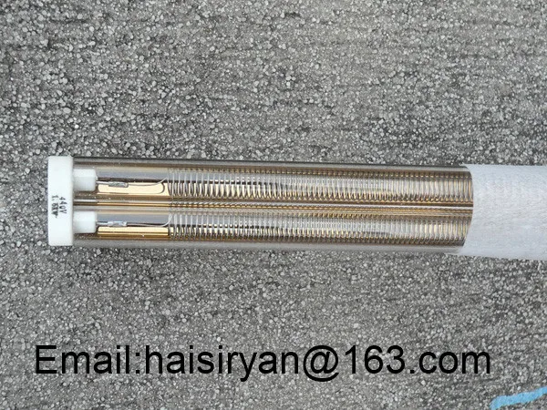 Lâmpada aquecida elétrica 500w 500mm de vidro