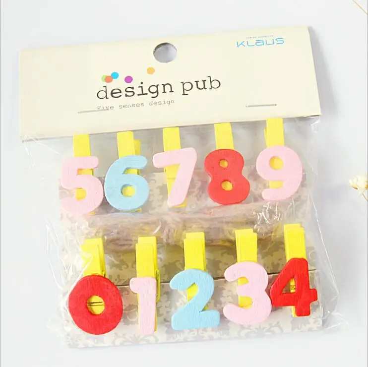 Mini Cute Wooden Clips With Hemp Rope For Photo Wedding Para Papel DIY Clothes Paper Peg Clothespin Craft Decoration Clips Pegs