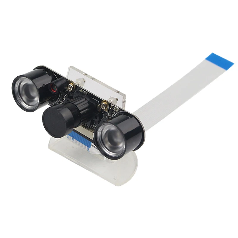 5 in 1 Raspberry Pi 4 Night Vision Camera 5MP Focal Adjustable Video Camera 60 Degree Webcam for Raspberry Pi 3B 3B Plus Zero