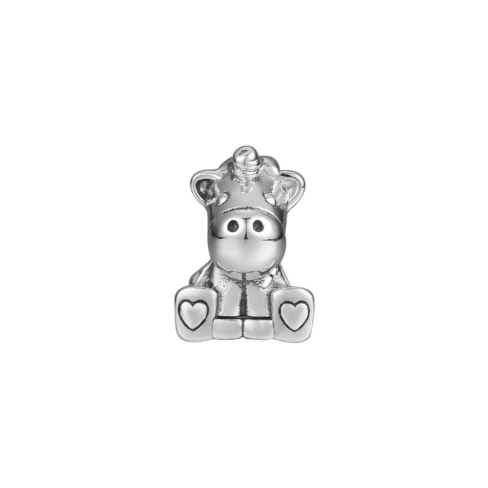 

Bruno The Unicorn Charm Fits Woman Charm Bracelet & Choker Sterling Silver Jewelry Beads For Jewelry Making