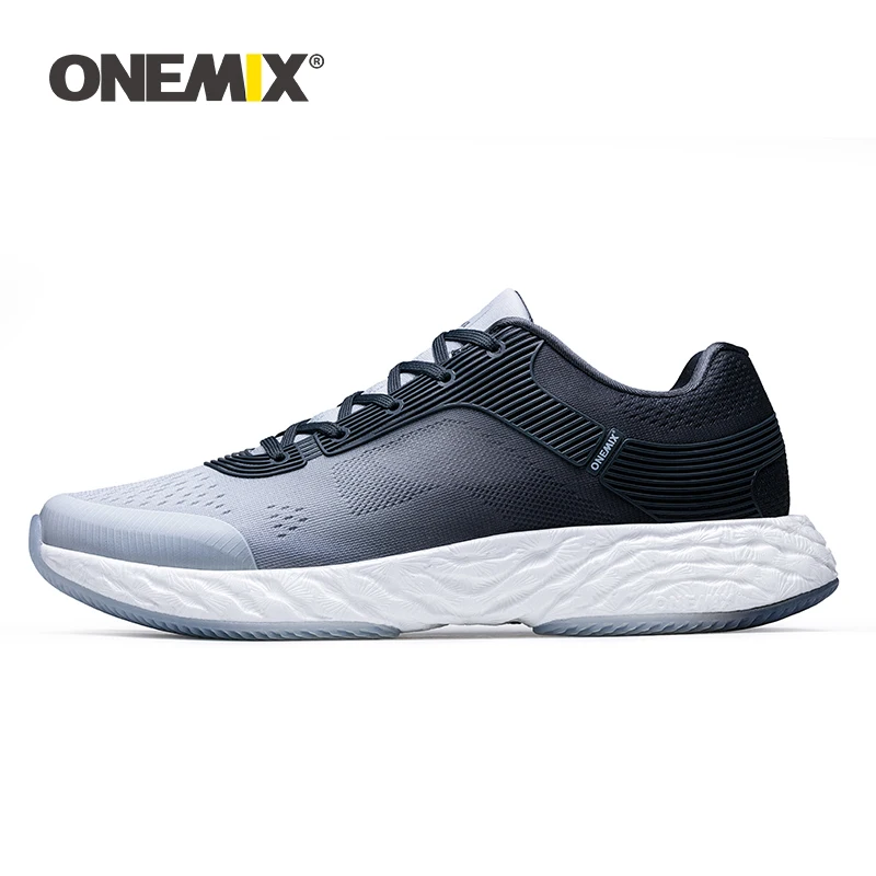 ONEMIX Men Sneakers White Shoe 2024 New Fashion Ultralight Breathable Tennis Shoes Men Trainers Outdoor Running Sports Footwear