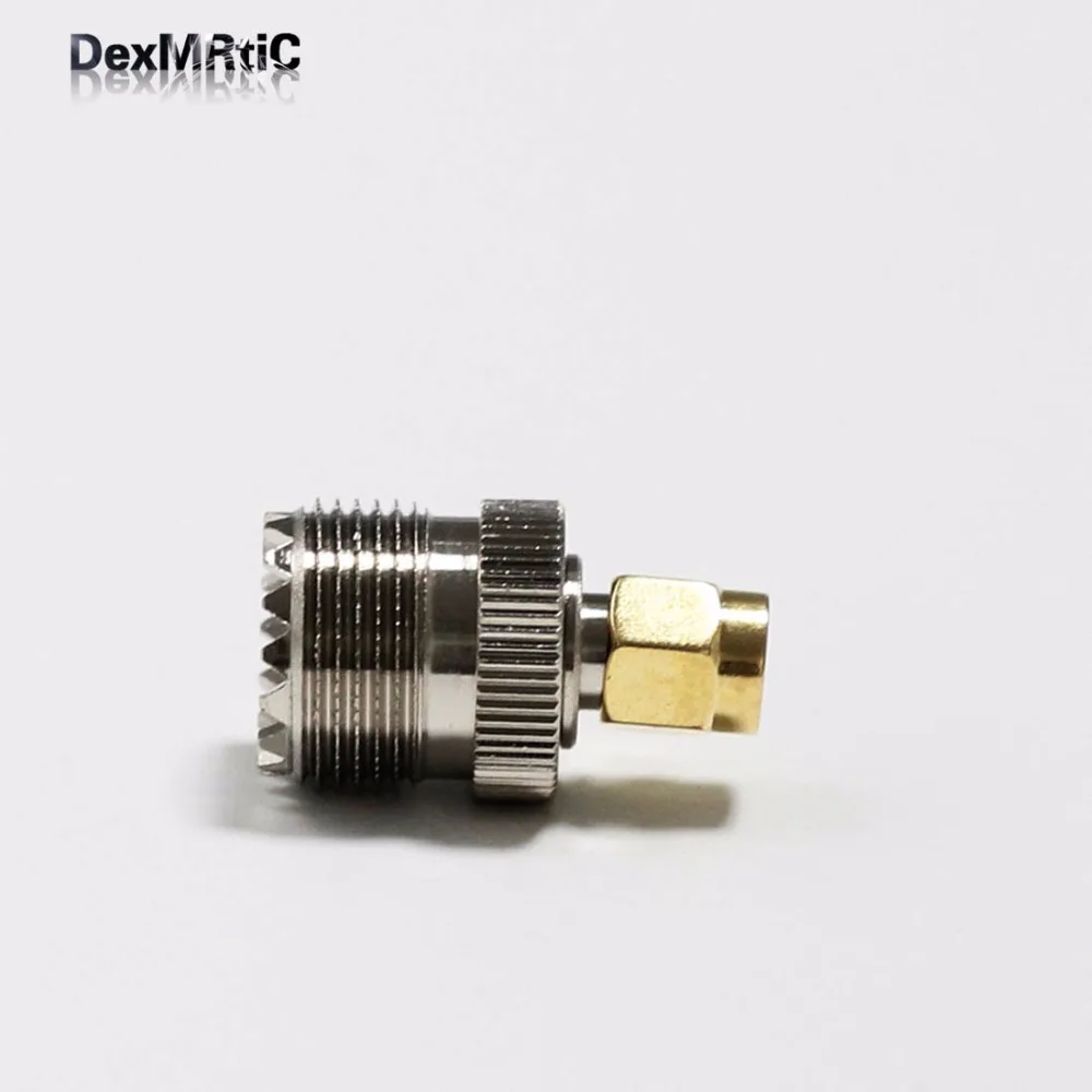 

1pc UHF female jack switch SMA male plug RF Coax Adapter convertor sol Straight Nickelplated NEW wholesale