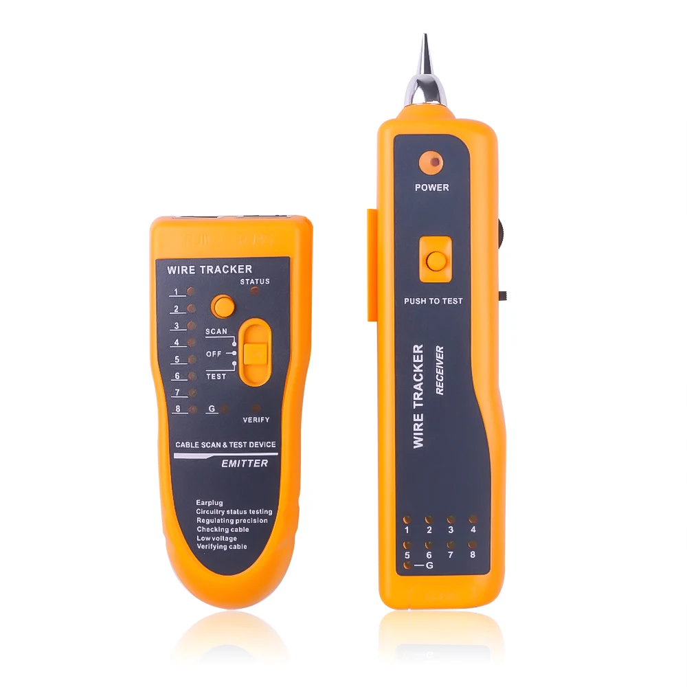 kebidumei Multi Function Cable Tester Wire Tracker Detector Line Finder Wire Tracker Tracer Network RJ11 RJ45 Test