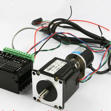 

57 Double-axis Stepper Motor Drive Kit with 600-line Photoelectric Encoder Precision Control Robot