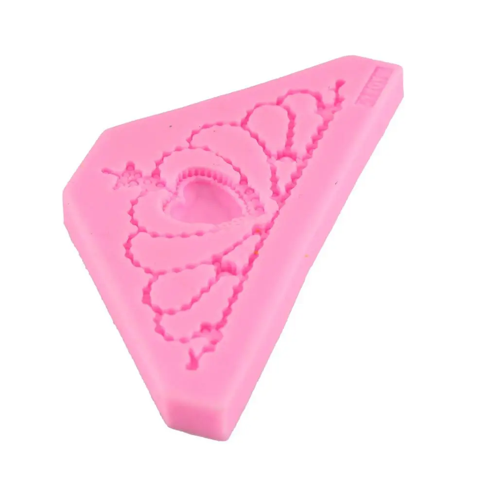 (3 pieces/lot) Latest 13 *5.8* 0.7cm king queen crown shape stamping sugarcraft fondant forma silicone confeitaria moulds