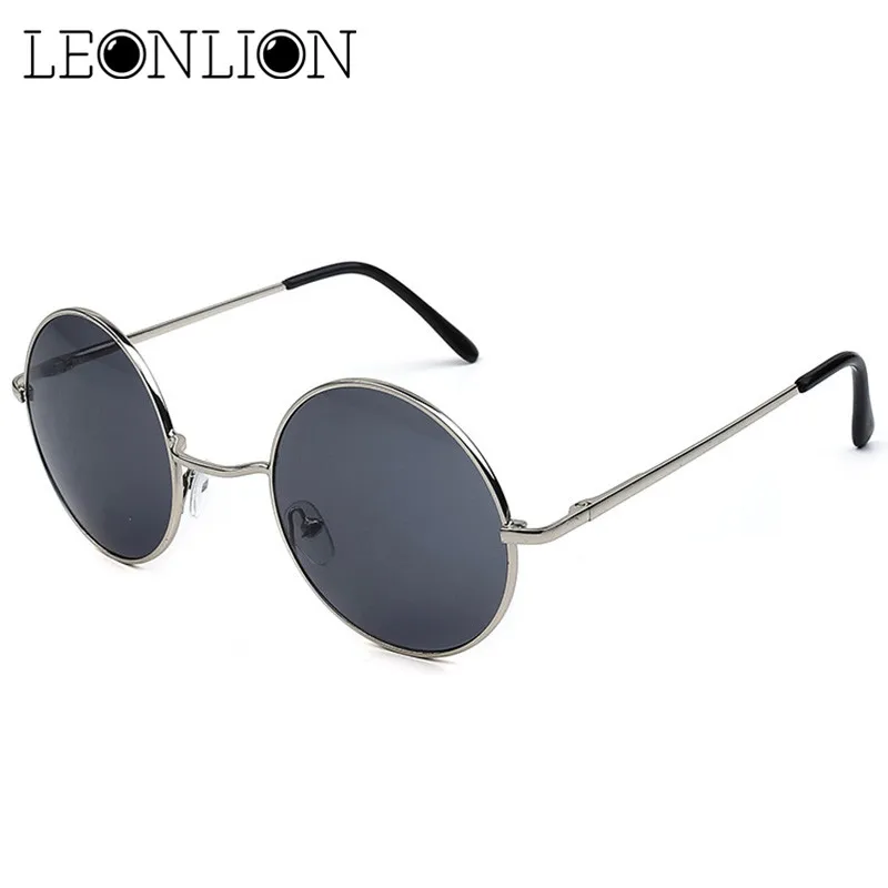 LeonLion 2023 Candy Color Round Sunglasses Women Fashion Sun Glasses Women Mirror Classic Vintage UV400 Oculos De Sol Gafas