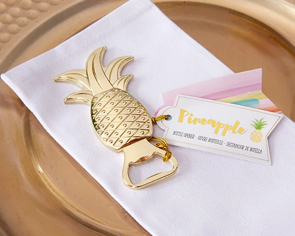 (25 Pcs) Fruit Wedding gifts of Pineapple Bottle Opener Wedding decorations for Wedding Decoration and luau bridal shower favors