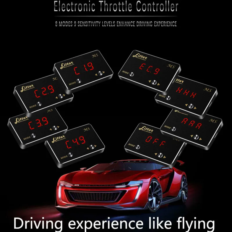 8 Modes Multiple Sensitivity Adjust Car Electronic Throttle Controller Pedal Commander Pedal Booster For PEUGEOT 5008 2010+