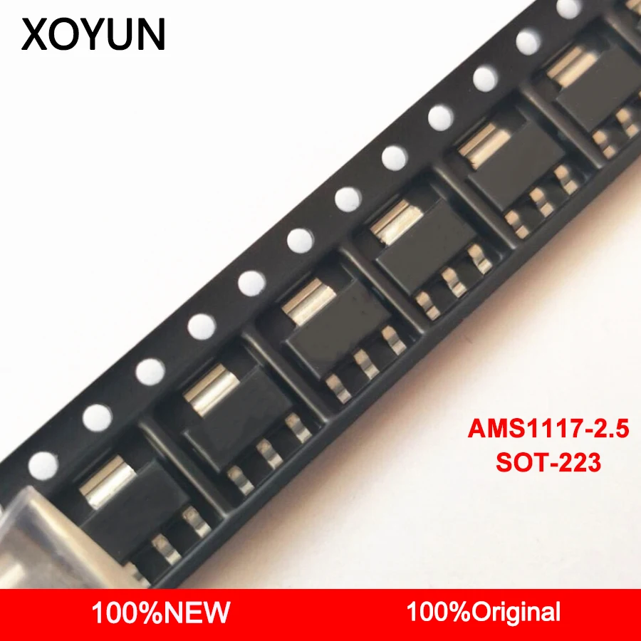 50pieces/lot AMS1117-2.5 AMS1117 2.5 AMS1117-2.5V SOT-223 New and origina