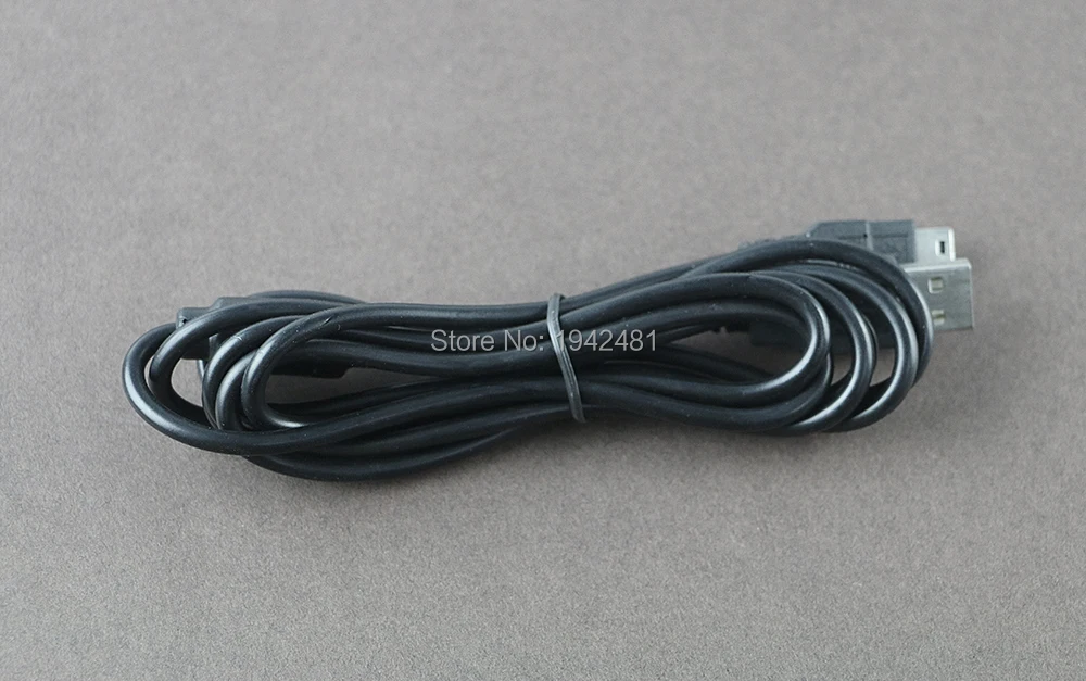 Cable de carga USB para Playstation 3, 12 piezas, 1m, 1,8 m, 3m, accesorios para mandos de PS3, color negro