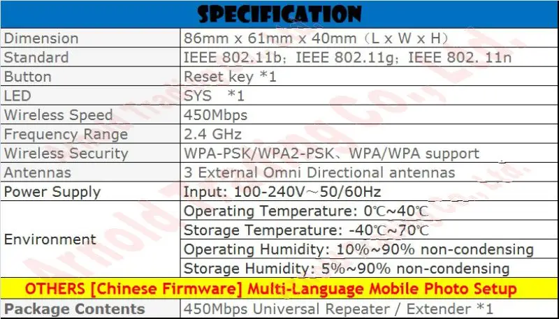 3 Antenna TP-LINK 450Mbps WiFi Wireless Extender Repeater Booster AP Enhancement Mobile WiFi Hotspot WiFi signal amplifier Prom-