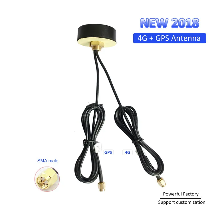 

GPS 3G 4G LTE Combo Antenna 2x2 Mimo 1m Cable SMA Male