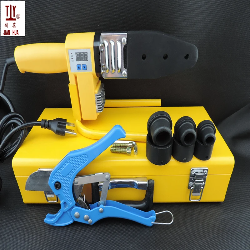 NEW 1 Set DN20-32mm Microcomputer digital fuser PPR PB PE adjustable temperature hot melt machine Plastic pipe welder