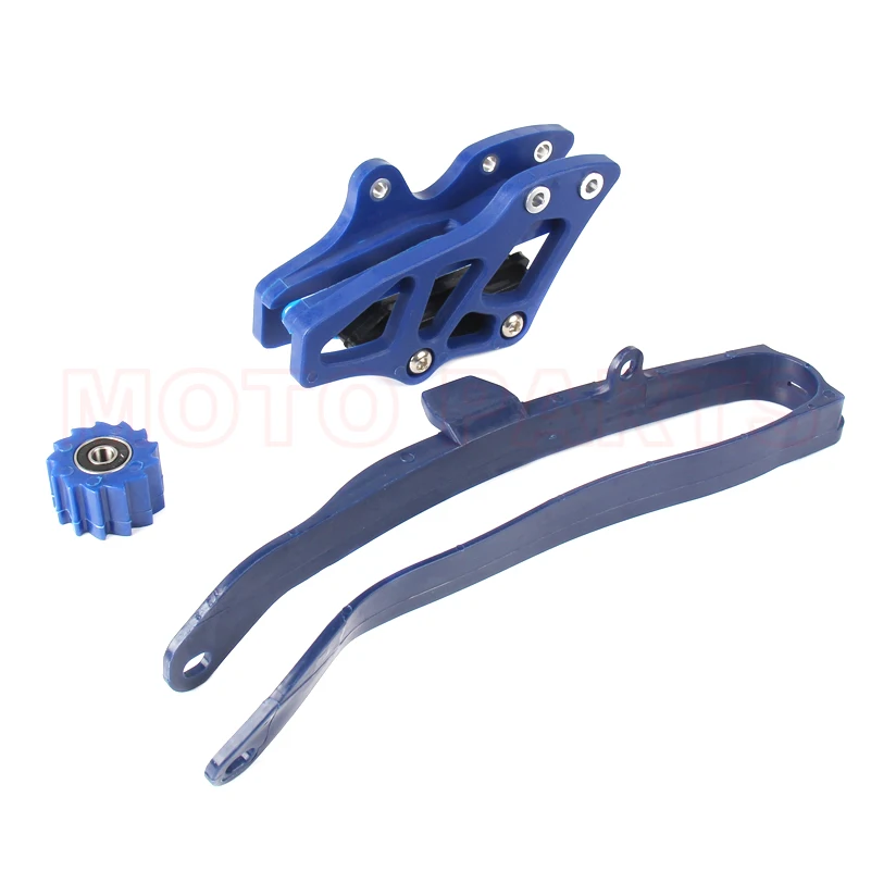 Chain Slider Swingarm Guide Lower Roller + Rear Chian Guide Guard Kits For WR250F WR450F YZ250F YZ450F E-Moto