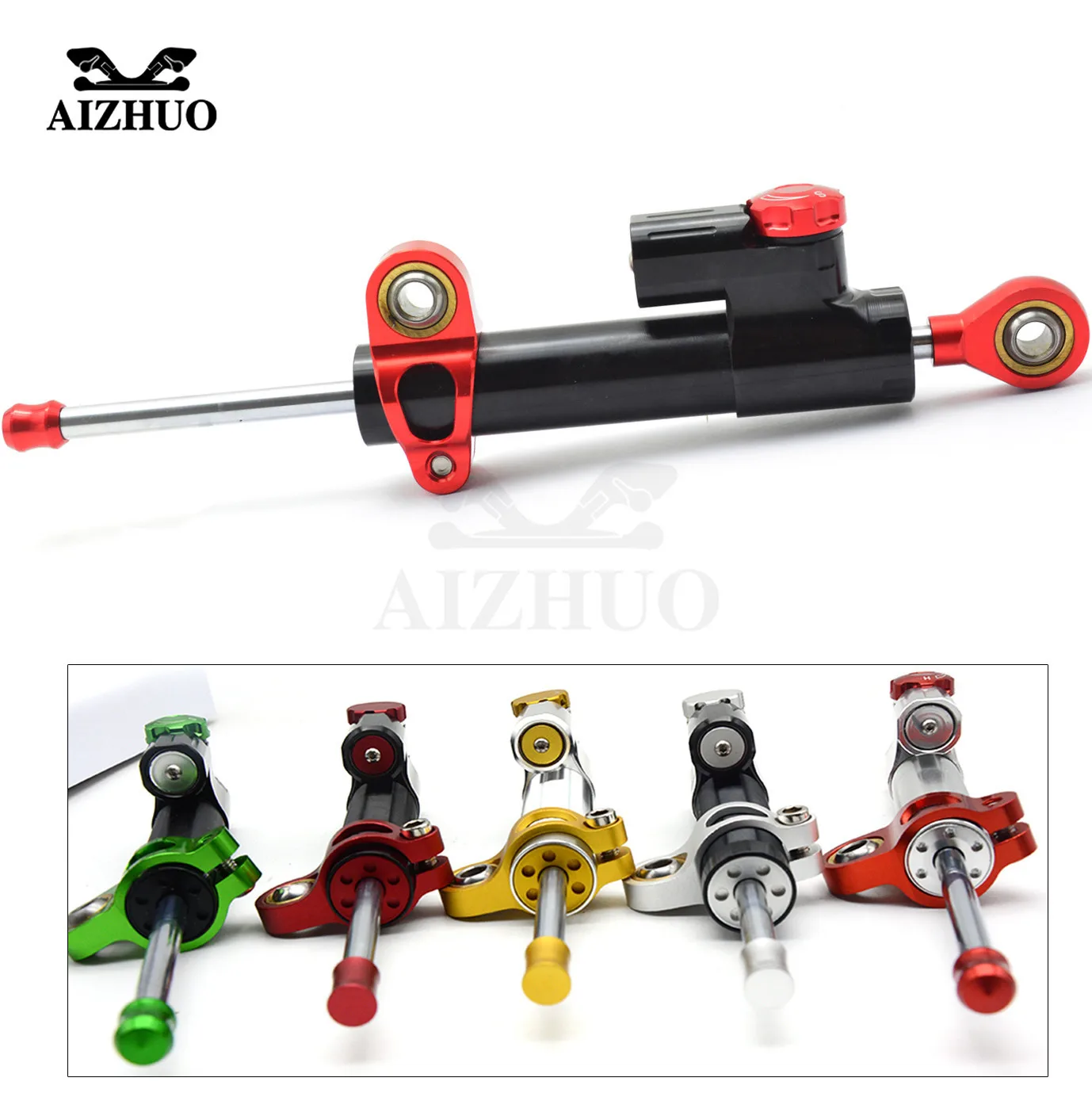 

Motorcycle Damper Steering Stabilize Safety Control Aluminum For HONDA CBR250R CBR300R CB300F CBR500R CB500F CB500X CB190R