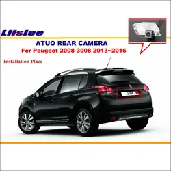 For Peugeot 2008 3008 2013-2016 Car Rear View Rearview Camera Backup Parking Back AUTO HD CCD CAM Accessories Kit