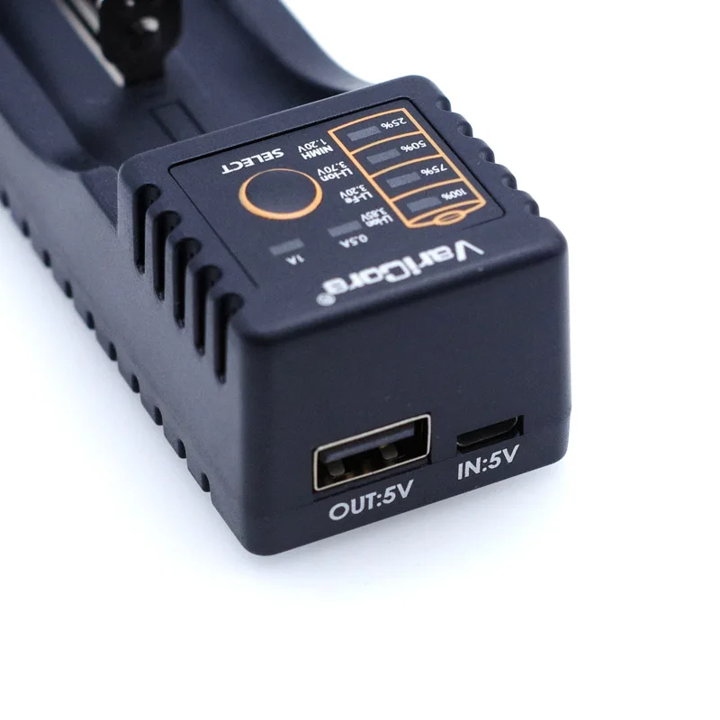 VariCore V10 3.7V 18650 26650 18350 16340,14500,10440 26500 litio 3.2V 1.2V NiMH AA AAA SC/S caricabatterie per sigaretta elettronica