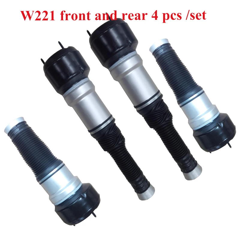 4 pieces/set W221 full set air suspension kits 2 front + 2 rear air pillows air bladders repair kits for mercedes W221 S-CLASS