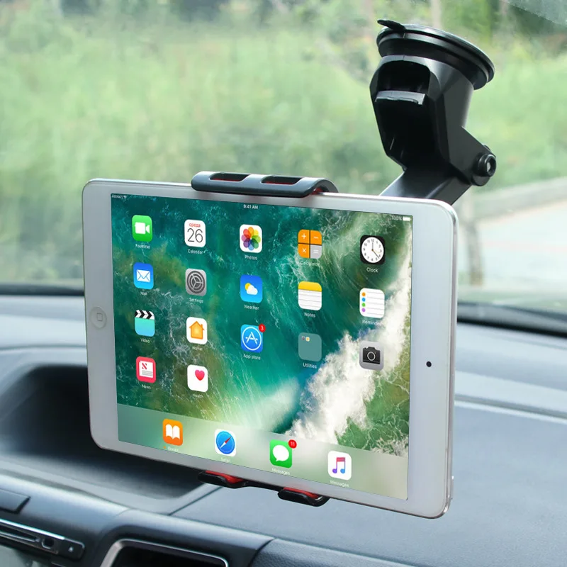 Tablet car holder for Samsung Huawei IPAD pro air mini 1234 GPS Phone 360 Degree adjustable Mobile suction cup bracket stand