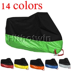 14 cores Uv Protector Rain Dustproof Scooter Covers impermeável Capa para motocicleta KAWASAKI ZX6R ZX10R ZZR1100 ZX14R ZX9R