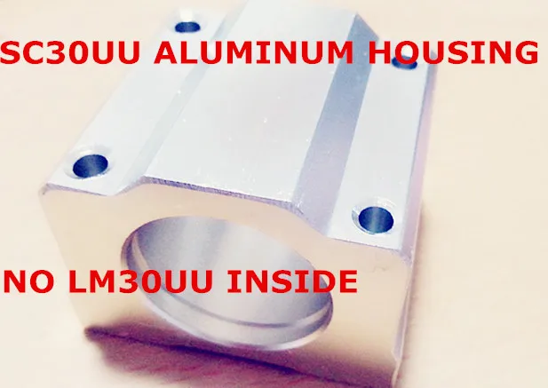 

ALUMINUM HOUSING (NO LM30UU INSIDE) for SC30UU SCS30UU 30mm Linear Bearing Block CNC Router DIY CNC Parts