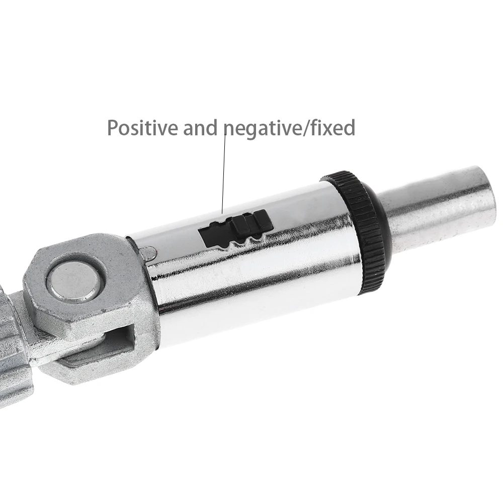 0-180 Degrees Multifunctional Ratchet Screwdriver Wrench with 1/4 Inch Inner Hexagon Interface Support Turning Right or Left