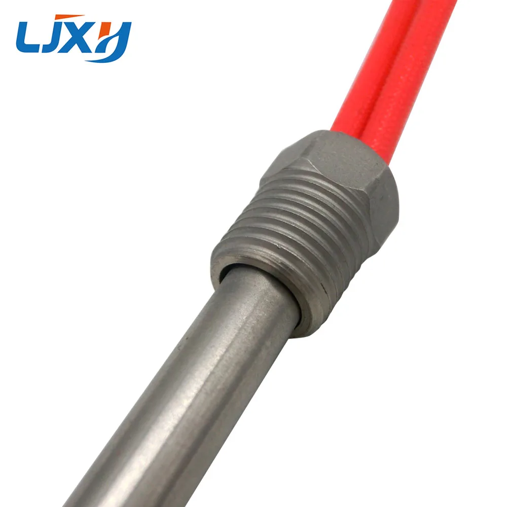 LJXH Threaded DN8/12.8mm Cartridge Heating Resistance Element 1000W/1100W/1200W Pipe Size 8x500/600mm 110V/220V/380V for Mould