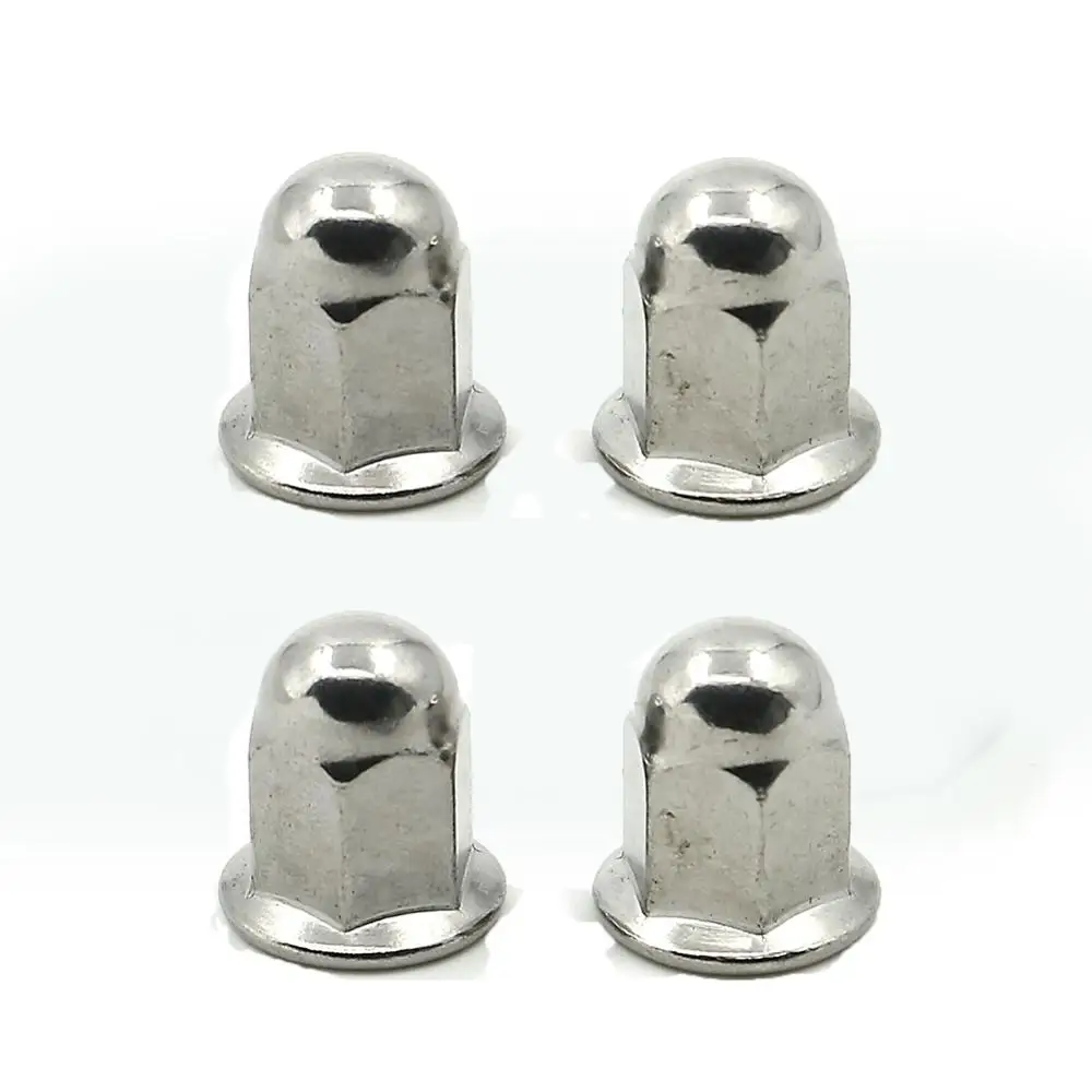 4PCS M6 M8 M10 Acorn Nut Screw Bolt Hex Dome Cap Nut Protection Cover Nut Accessories Decorative Cap Blind Nuts Caps Covers