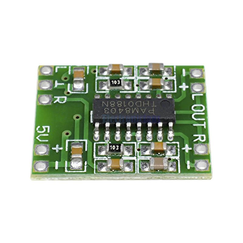 5W Mini Digital Audio Amplifiers Board For Class D HIFI Stereo Speaker Horn 2.0 Channel Digital AMP PCB Board