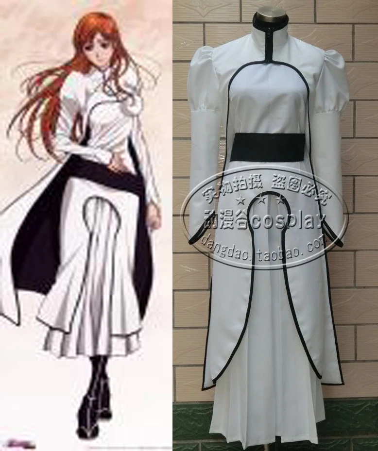 

Orihime Inoue Arrancar Halloween Cosplay Costume white costume