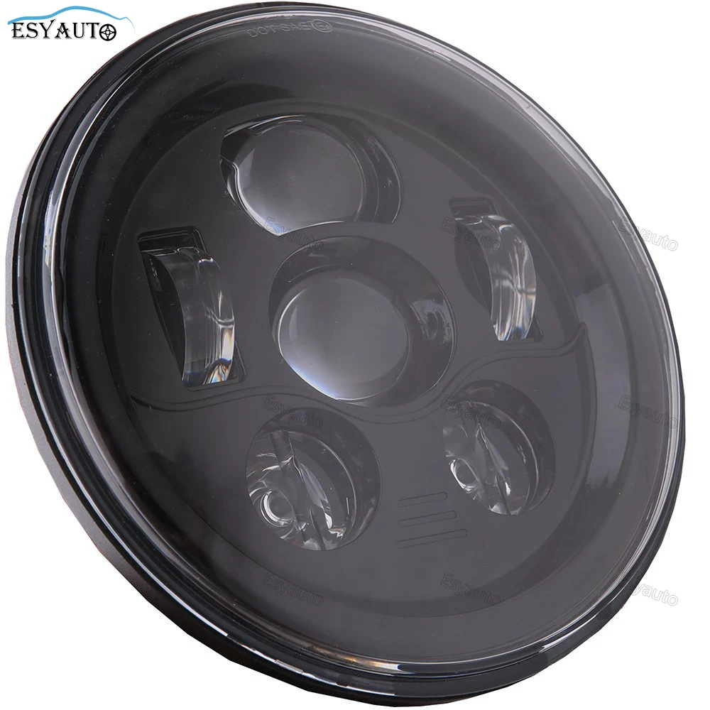 7 Inch Round LED Moto Headlamp 45W Projector Headlight H4 H13  for Jeep Wrangler Auto Parts