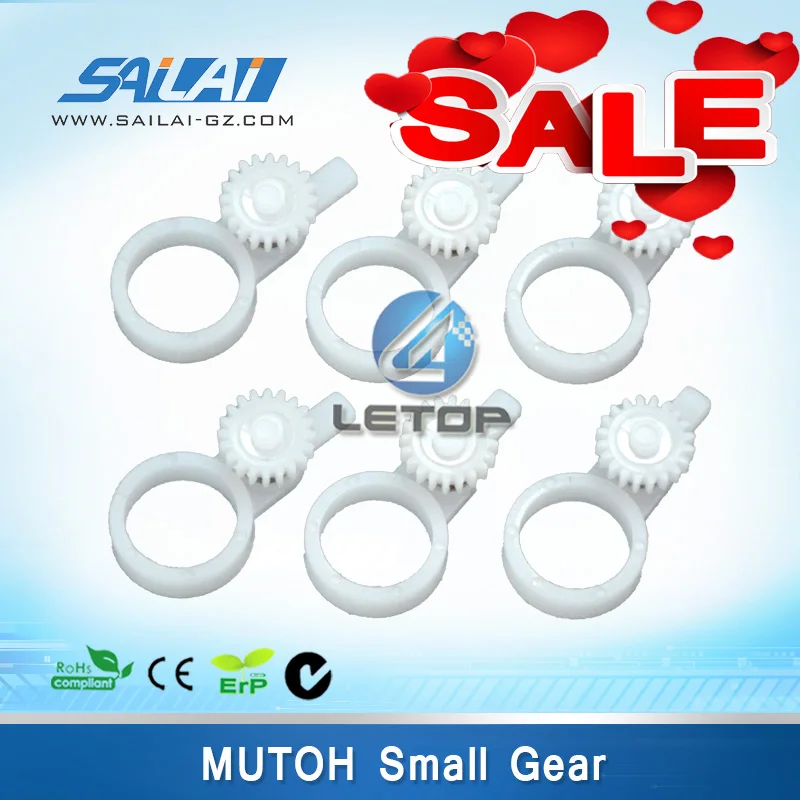 High Quality Mutoh Absorbing Ink Pad Blade Gear Printer Gear 6Pcs/lot