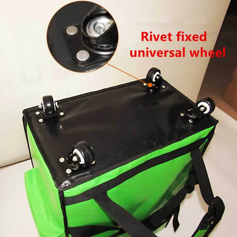 New extra large bags insulation package ice pack delivery lunch box backpack suitcase travel bag rolling Universal wheel luggage