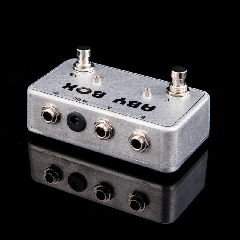 Imagem -03 - Hand Made Aby Selector Combine Pedal Guitarra Switch Box True Bypass Amp Atualizado ab y