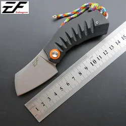 Eafengrow EF85 58-60HRC D2 Blade G10 Handle Folding knife Survival Camping tool Hunting Pocket Knife tactical edc outdoor tool