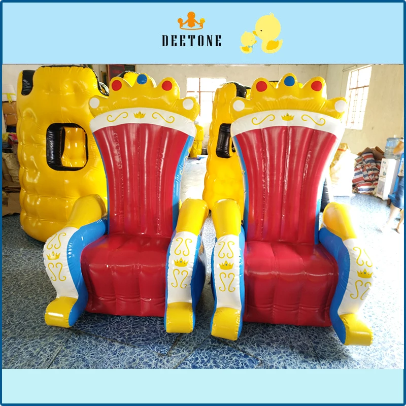 

Sell PVC inflatable closed air king chair, beautiful princess throne, beautiful prince throne, suitable for all kinds of party a