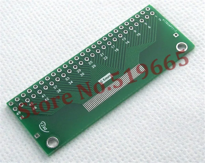 Hohe qualität 20 teile/los FPC/FFC 50 P 1mm 0,5mm DIP Adapter PCB Board Converter Doppel seiten