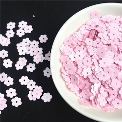 720Pcs/Lot 6mm Baby Pink Sequins Paillettes Flowers Center Holes Sew Sequin Women Garments DIY Sewing Materials Loose Sequins