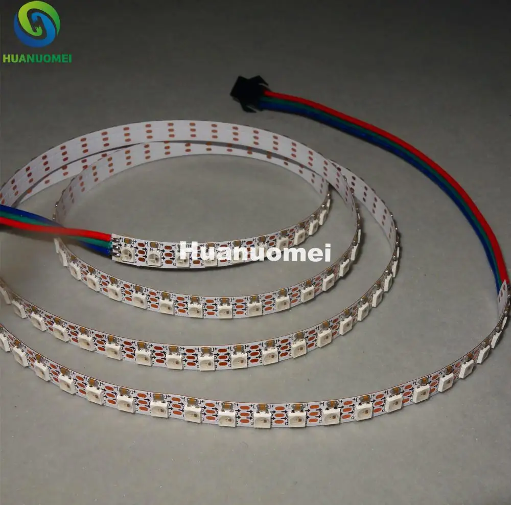 

1M 144LEDs/m DC5V SK6812MINI 3535 Addressable LED Pixel Strip Light,144Pixels/M 5050 SMD Tape Lamp,WHITE PCB,NON-waterproof IP20