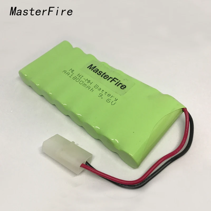 

MasterFire 5 упак./лот новые AA Ni-MH 9,6 V 1800mAh Ni MH аккумуляторные батареи с двумя проводами