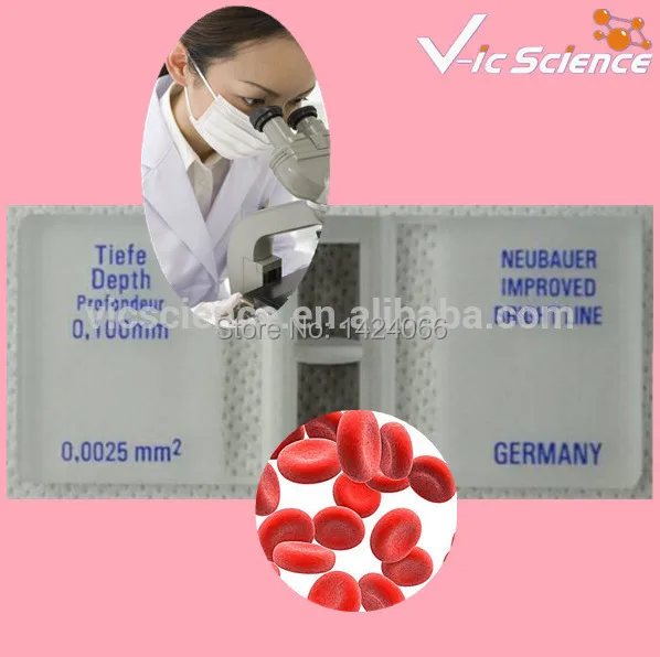 Blood Counting board Physical Examination Blood Counting Chamber with/without Bright Line