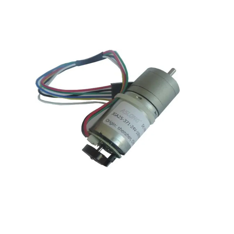 JGA25-371 Geared Motor with Encoder Speed Dial Motor, DC Gear Motor 12V