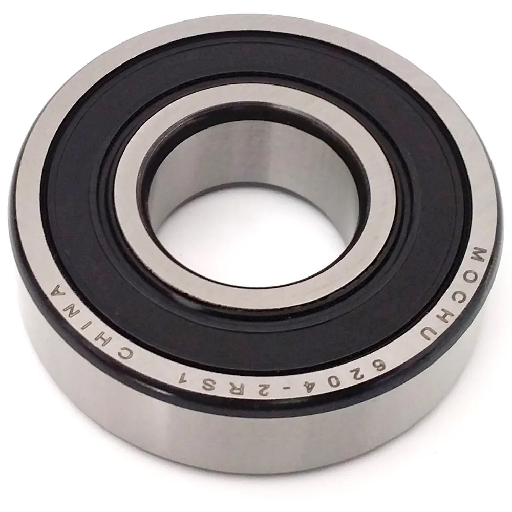 1pcs Bearing 6204 6204RS 6204-2RS1 6204-2RS 20x47x14 MOCHU Shielded Deep Groove Ball Bearings Single Row High Quality