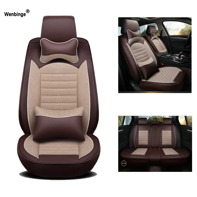 

Universal Leather car seat cover For volvo v50 v40 c30 xc90 xc60 s80 s60 s40 v70 car accessories seat protector car-styling