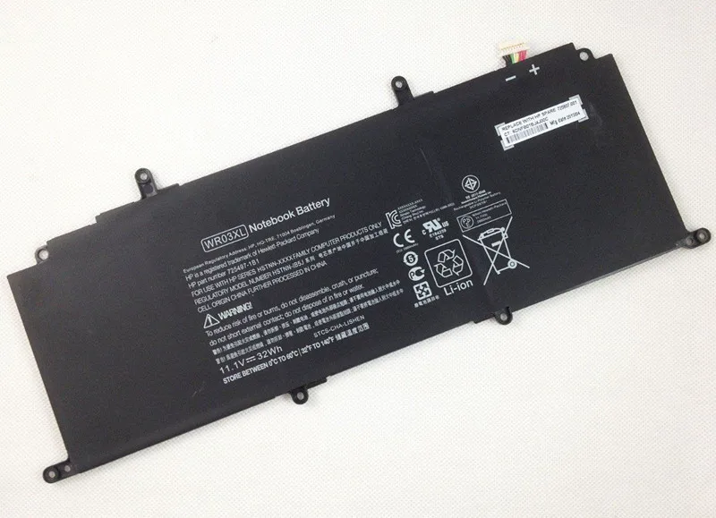 Original battery for  WR03XL batteries HSTNN-IB5J 725607-001