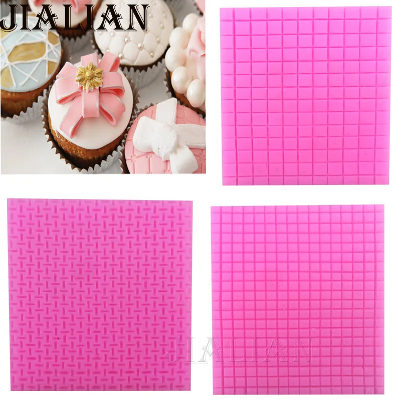 1PCS boxes lace mat chocolate cooking tools Silicone molds Fondant Mould DIY kitchen Baking accessories clay/rubber T0913