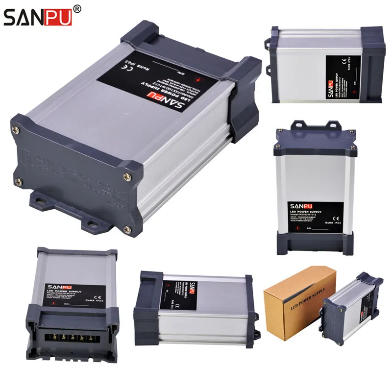 SANPU LED Power Supplies 12V 100W 8A Rainproof 110V 220V AC/DC Light Transformers Switch Drivers Full Container Load Wholesale