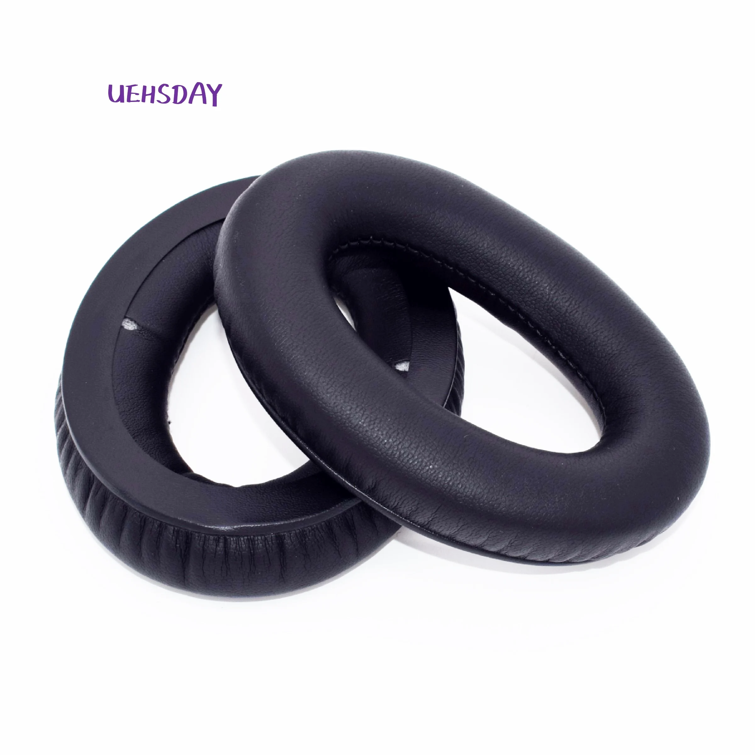 Almofada para fone de ouvido uehsday, almofada preta de substituição de espuma para fones de ouvido bose aviação x a10 a20
