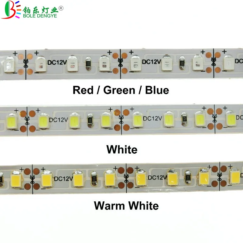 DC 12V Flexible LED Strip Light SMD 2835 5050 White Warm White Blue Green RED RGB LED Strip For Living Room Bedroom Decoration